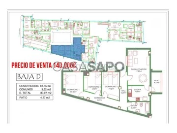 Piso 3 habitaciones, Duplex