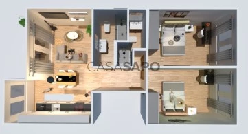 Apartamento 2 habitaciones