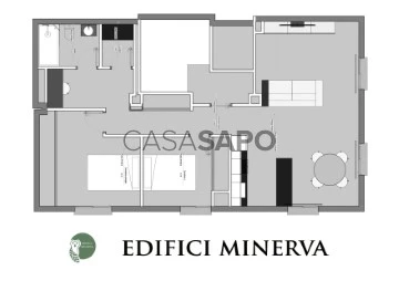 Piso 2 habitaciones