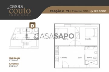 Apartamento 2 habitaciones