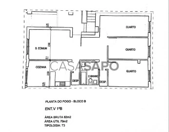 Apartamento 3 habitaciones