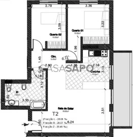 Apartamento 2 habitaciones