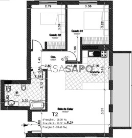 Apartamento 2 habitaciones