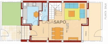 Vivienda adosada 3 habitaciones