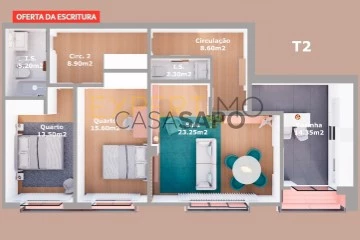 Apartamento T2 Triplex