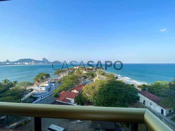 Luxury apartment for sale with 2 bedroom suites in Copacabana and balcony seen at sea