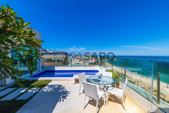 Linda cobertura de luxo de 4 quartos com grande terraço e vista pela venda na Ipanema