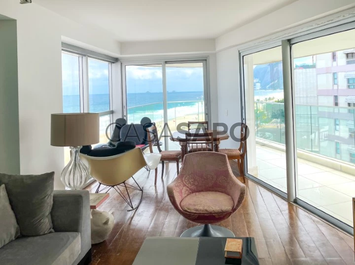 Lindo apartamento de 3 suítes com vista no mar, á venda em Ipanema