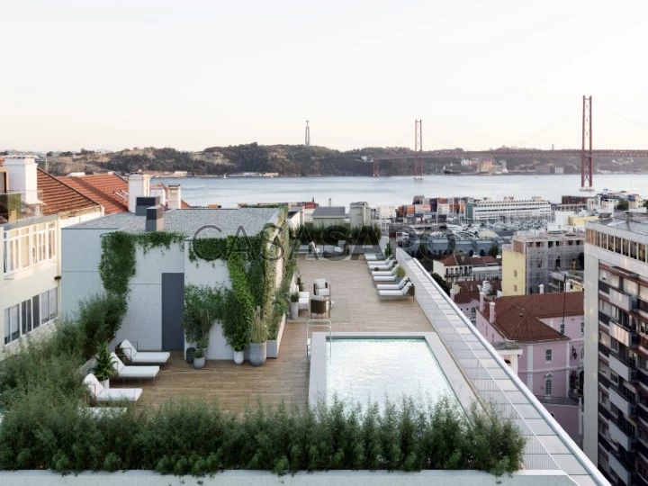 Appartement T2 + 1 - A Vendre - Développement Infante Residences - Vue sur le toit du Tage - Estrela - Lisbonne