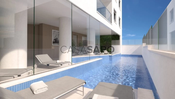 Apartamentos T1 e T2 em Construção, Praia da Rocha, Piscina