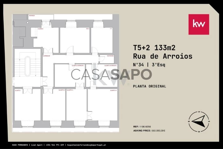 Apartamento T5 para comprar em Lisboa