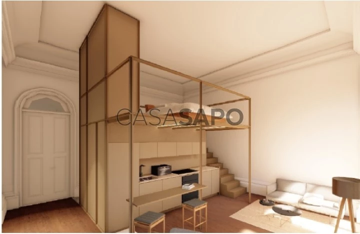 Apartamentos T1 duplex (T0 com mezanino) - Baixa