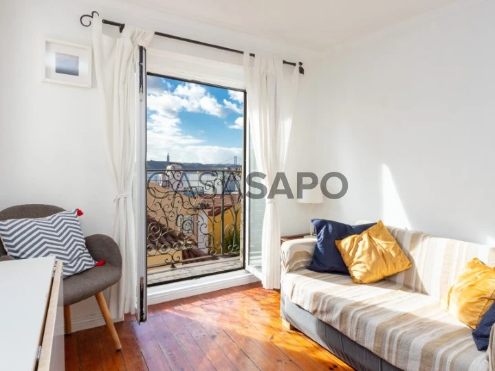 Appartement de 2 pièces avec balcon et vue fleuve à Bica, Lisbonne