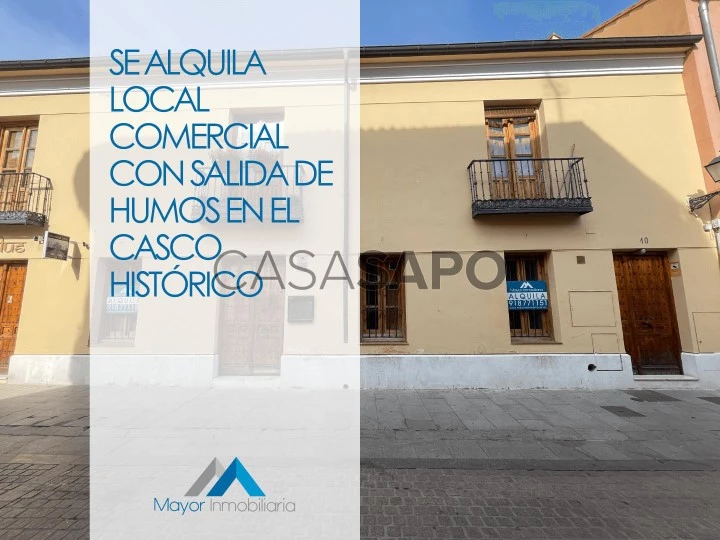 LOCAL COMERCIAL EN ALQUILER CON SALIDA DE HUMOS CASCO HISTORICO