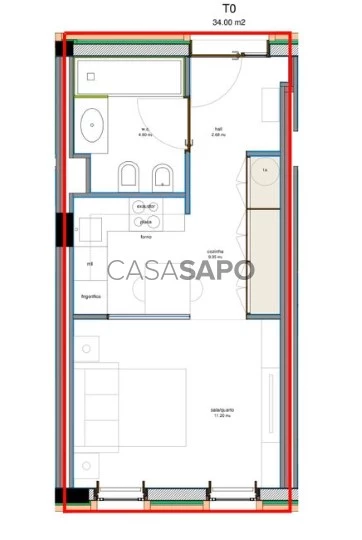 Apartamento T0 para comprar em Matosinhos