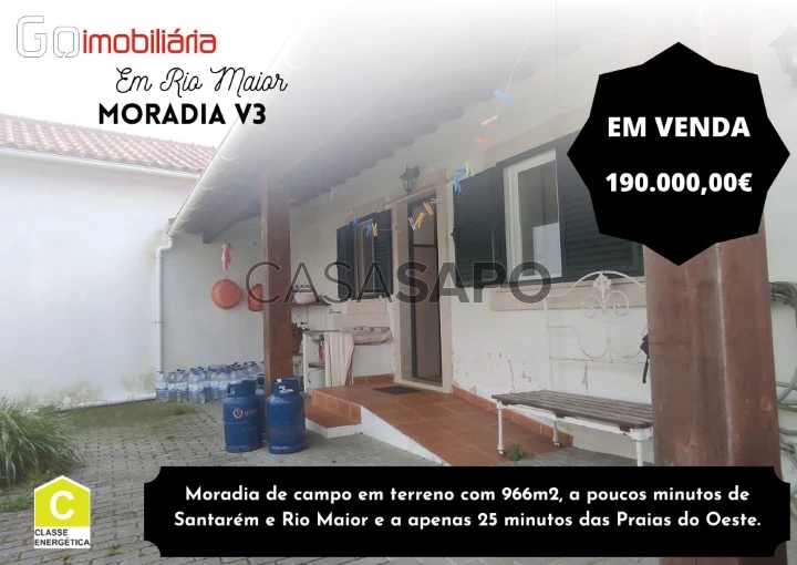 Moradia T3 para comprar em Rio Maior