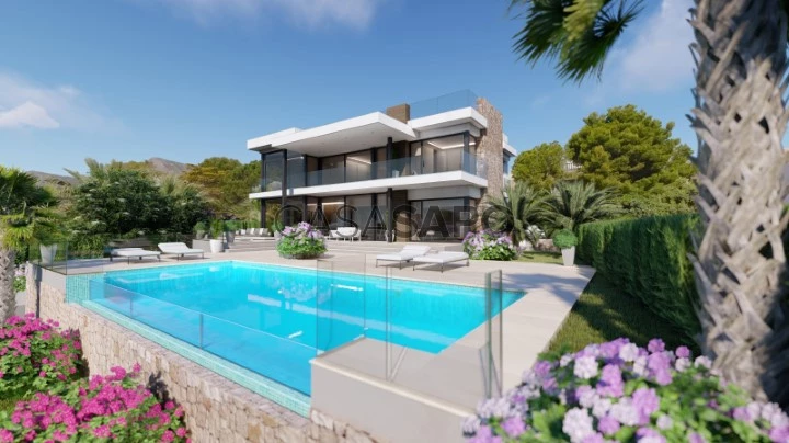 Spectacular villa with sea views for sale in Calpe