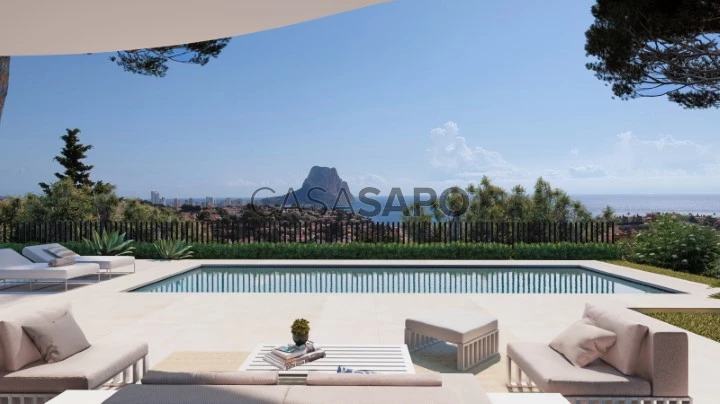 Villa con vistas al mar en venta en Canuta Ifach, Calpe.