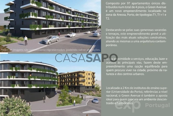 Apartamento T2 para comprar em Gondomar