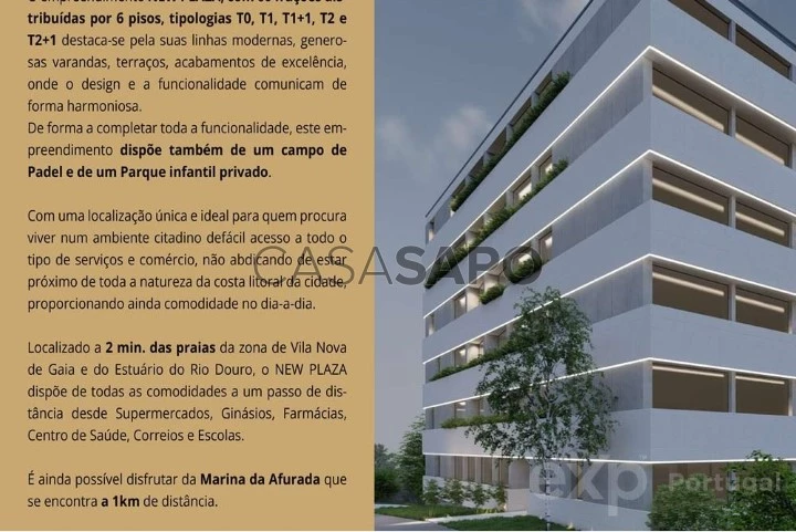 Apartamento T1 para comprar em Vila Nova de Gaia