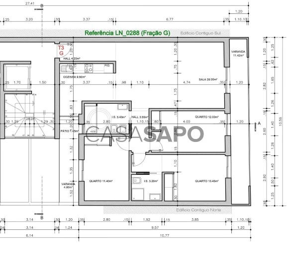 Apartamento T3 para comprar em Vila Real de Santo António