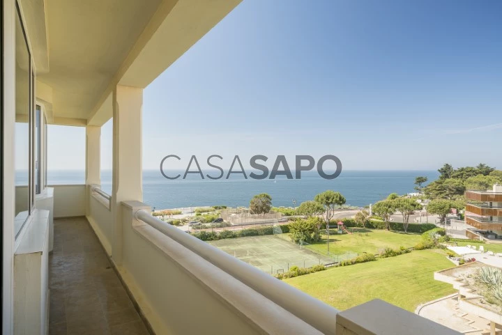 Apartamento T4 paraarrendamento sem móveis em condomínio de luxo frente ao mar em Cascais-cozinha varanda