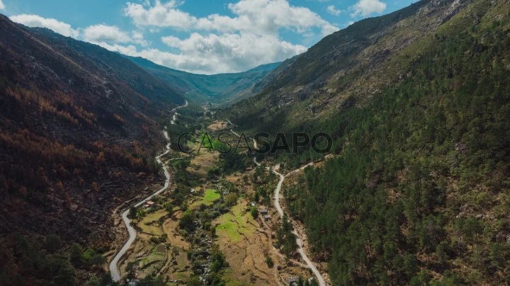 CAPA: Vale Glaciar - Perspetiva aérea - Norte Sul