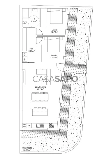 Terreno Urbano para comprar em Vila Nova da Barquinha