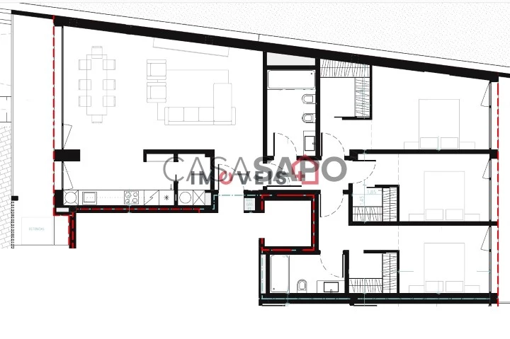 Apartamento T3 para comprar em Leiria