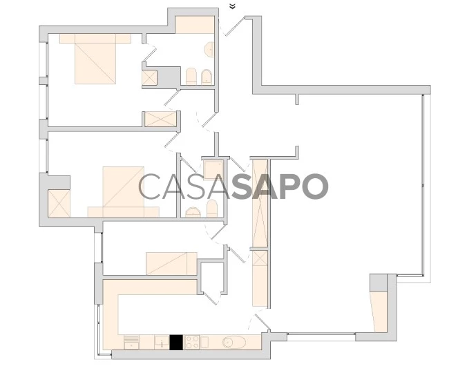 Apartamento T3 para comprar / alugar no Porto